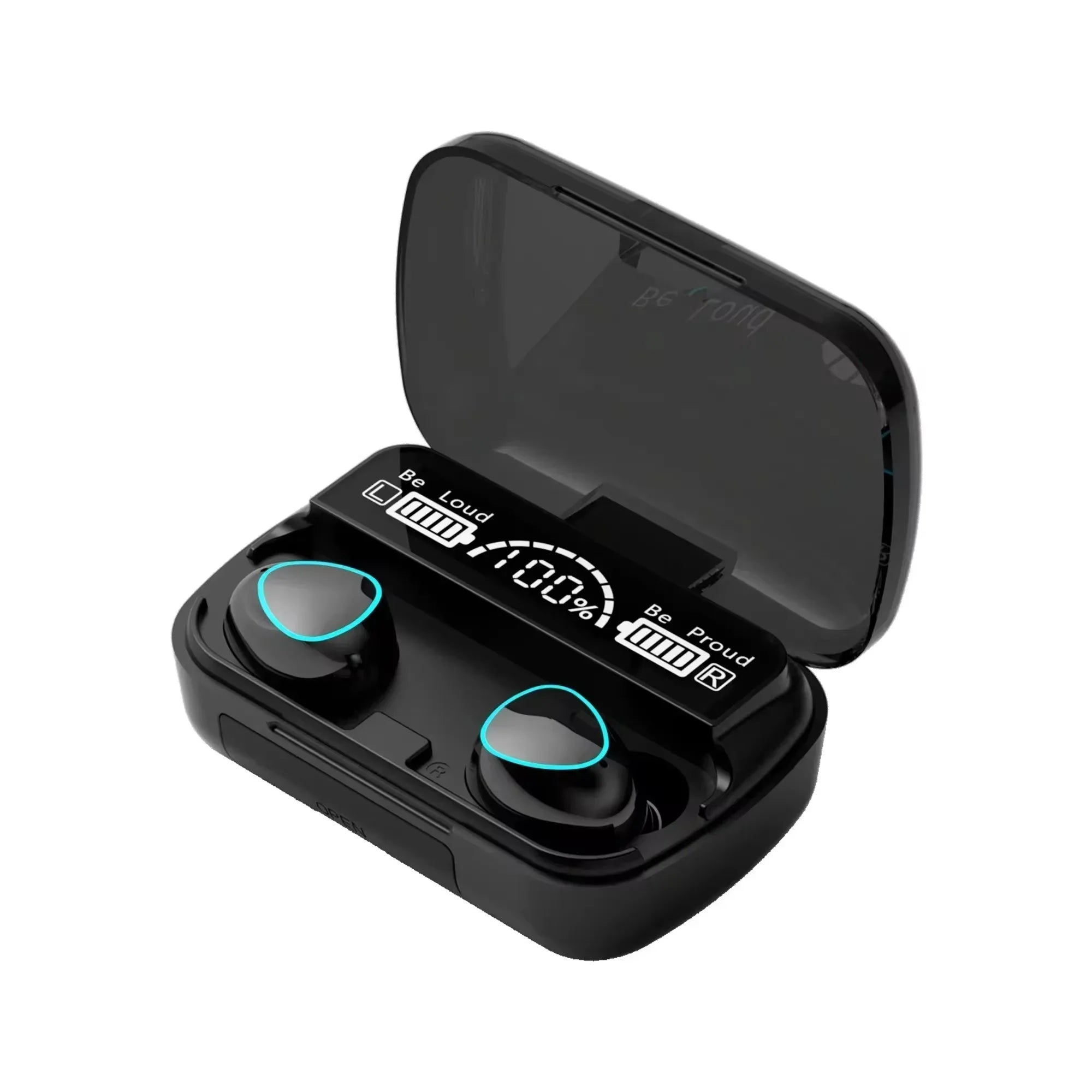 Cuffie Bluetooth M10 TWS da 2500 mAh con scatola di ricarica, auricolari wireless con microfono, auricolari stereo sportivi impermeabili 9D